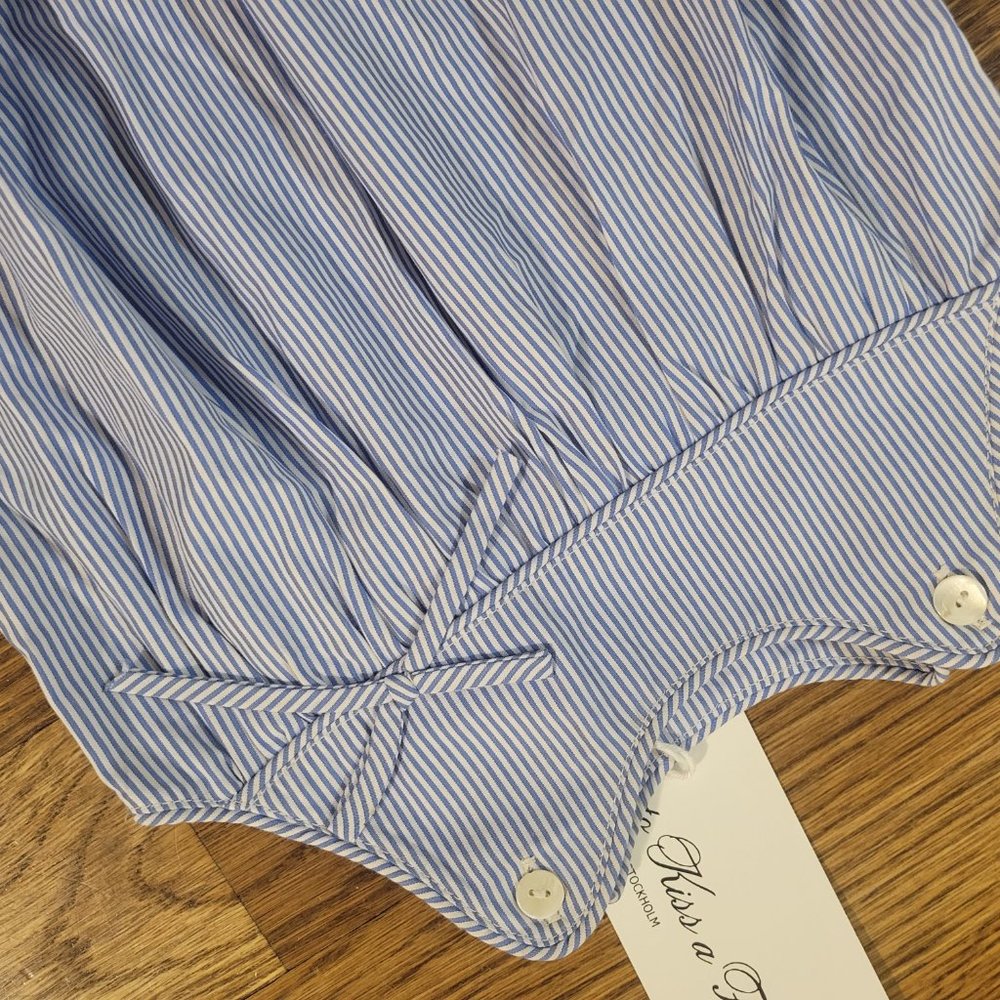 Striped Girls Baby Romper 6m - Picture 4 of 6